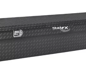 TrailFX Crsovr Std Sgl Lid Dia Tread Matte Black 16 Gauge Alum 72x19.25x13.5 Inch Height